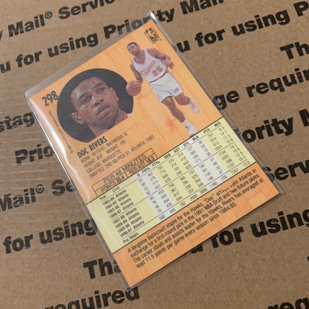 Doc Rivers ‘92 Fleer Card - Picture 4 of 6